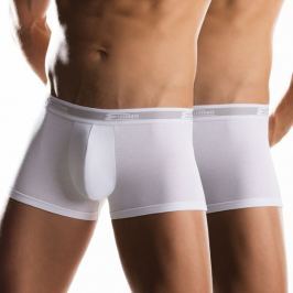 2pack boxeri barbatesti Dario White, mai scurti pe picior