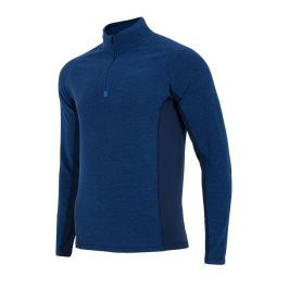 Bluza barbateasca 4f Navy, material fleece fin