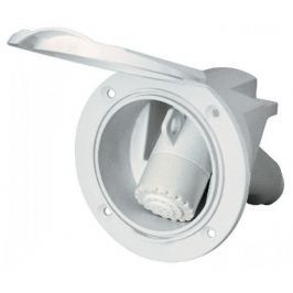 Nuova Rade Case w/White Shower Spray, 3m Hose, w/Lid, White