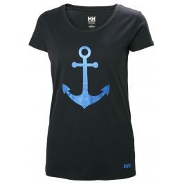 Helly Hansen W GRAPHIC T-SHIRT NAVY - M