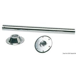 Osculati Table leg 70 cm chrome-plated steel