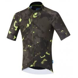 Shimano Breakaway Short Sleeve Jersey Neon Lime L