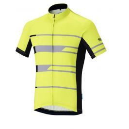 Shimano Team Short Sleeve Jersey Neon Yellow XXL