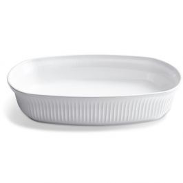 Formă de copt Kähler Design Hammershoi Rectangular, 39 cm, alb
