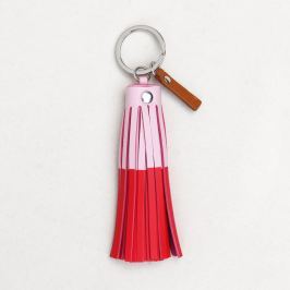 Breloc Caroline Gardner Tassel Keyring, roșu - roz