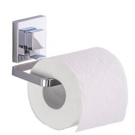 Suport pentru hârtie igienică Wenko Quadrio cu sistem de prindere Vacuum-Loc, până la 33 kg