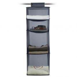 Organizator cu cârlig Domopak Living, 4 rafturi, gri
