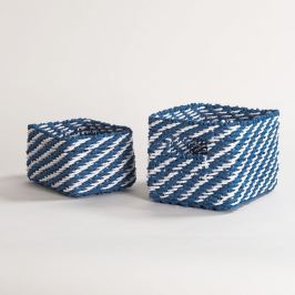 Set 2 coșuri depozitare Compactor Basket Navy