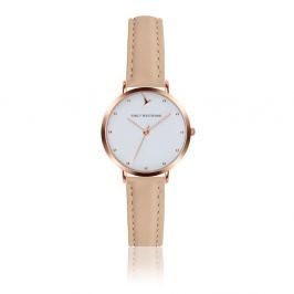 Ceas damă din piele Emily Westwood Birdie, bej
