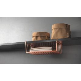 Suport de agățat pe rafturi Metaltex, arămiu