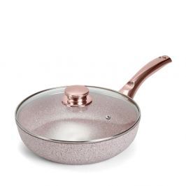 Tigaie și capac Bisetti Stonerose Rose, Ø 24 cm