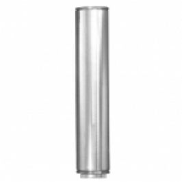 ELEMENT LINIAR DIN INOX PENTRU COS DE FUM DUBLU PERETE 1 METRU D.INT250/D.EXT300
