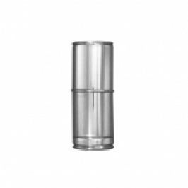 ELEMENT VARIABIL DIN INOX PENTRU COS DE FUM DUBLU PERETE D.INT150/D.EXT200, L=0,35-0,55M