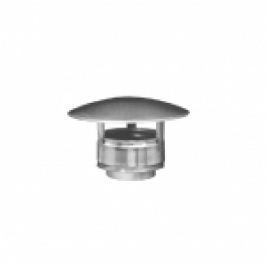 PALARIE SIMPLA DIN INOX PENTRU COS DE FUM DUBLU PERETE D.INT300/D.EXT350