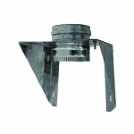 SUPORT DE PARDOSEALA DIN INOX CU RACORD CONDENS PT COS DE FUM DUBLU PERETE D.INT160/D.EXT210