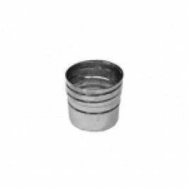 RACORD DIN INOX DE TRECERE DE LA TUB FLEXIBIL LA COS DE FUM MONO PERETE D.200