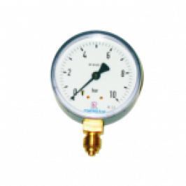 MANOMETRU GAZE, CARCASA METALICA, RADIAL 0-160mbar, D63mm, G1/4"
