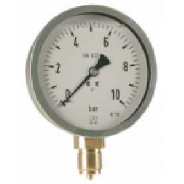 MANOMETRU CARCASA METALICA, RADIAL, 0-16 bar D80, G1/2"