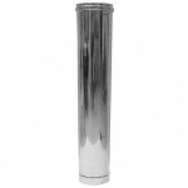 ELEMENT LINIAR DIN INOX PENTRU COS DE FUM MONO PERETE 1 METRU D.150