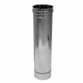 ELEMENT LINIAR DIN INOX PENTRU COS DE FUM MONO PERETE O,5 METRI D.150