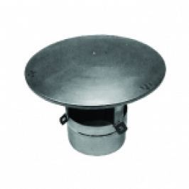 PALARIE SIMPLA DIN INOX PENTRU COS DE FUM MONO PERETE D.200