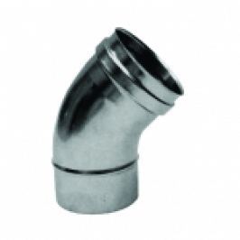 COT LA 45 DIN INOX PENTRU COS DE FUM MONO PERETE D.80