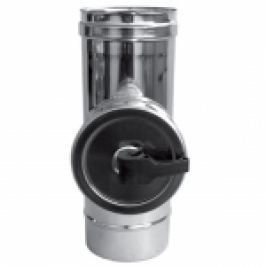 ELEMENT VIZITARE DIN INOX PENTRU COS DE FUM MONO PERETE D.150