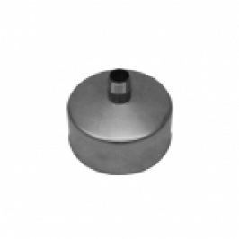 ELEMENT SCURGERE CONDENS DIN INOX PENTRU COS DE FUM MONO PERETE D.100