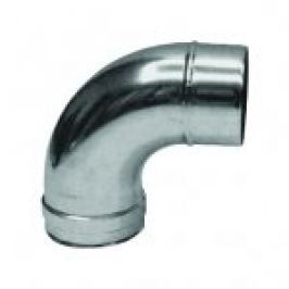 COT LA 90 DIN INOX PENTRU COS DE FUM MONO PERETE D.120