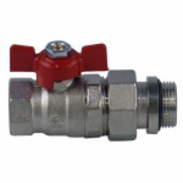 ROBINET BIANCHI DIN ALAMA CU SFERA, FLUTURE, RACORD OLANDEZ SI GARNITURA, PT APA, FE-FI 3/4"
