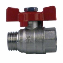 ROBINET DE TRECERE BIANCHI DIN ALAMA CROMATA CU SFERA SI FLUTURE PT APA FI-FE 1/2"