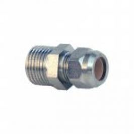 RACORD DIN ALAMA CROMATA FE PT IMBINARE PRIN COMPRESIE TEVI DIN CUPRU 1/2"x12mm
