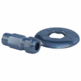 RACORD ALAMA CROMATA HEXAGONAL FE PT COMPRESIE TEVI DIN CUPRU 3/8"x10mm