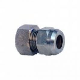 RACORD DIN ALAMA CROMATA FI PT IMBINARE PRIN COMPRESIE TEVI DIN CUPRU 1/2"x12mm