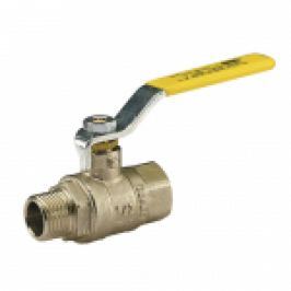 ROBINET DE TRECERE DIN ALAMA CU SFERA SI MANETA BIANCHI, PT GAZ, PN25bar, FE-FI 1 1/4"