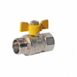 ROBINET DE TRECERE DIN ALAMA CU SFERA SI FLUTURE PT GAZ BIANCHI, PN25bar, FE-FI 1"